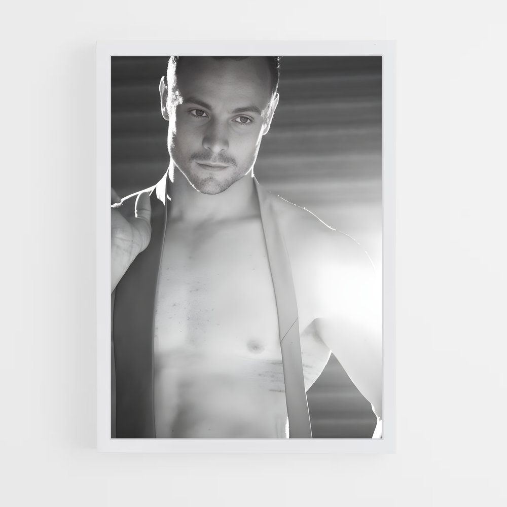 Poster L'Homme en Gilet – affiche Jeux Olympiques (vue 3)